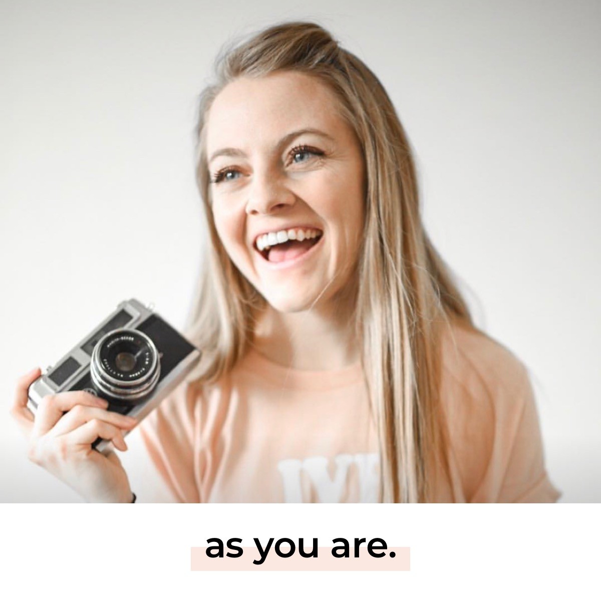 Woman smiling